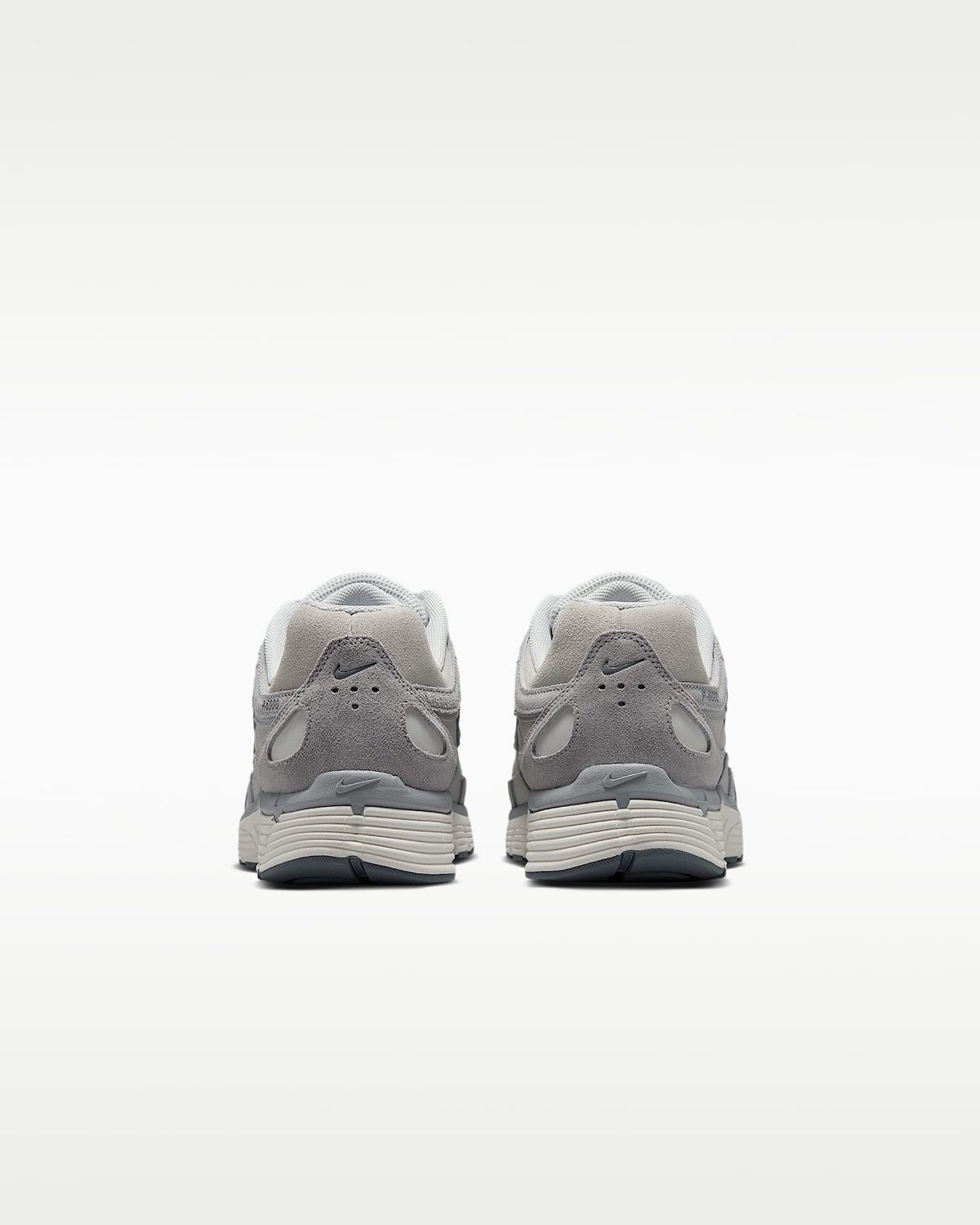 Nike P?6000 Full Grey Suede Mesh Athletic Sneakers