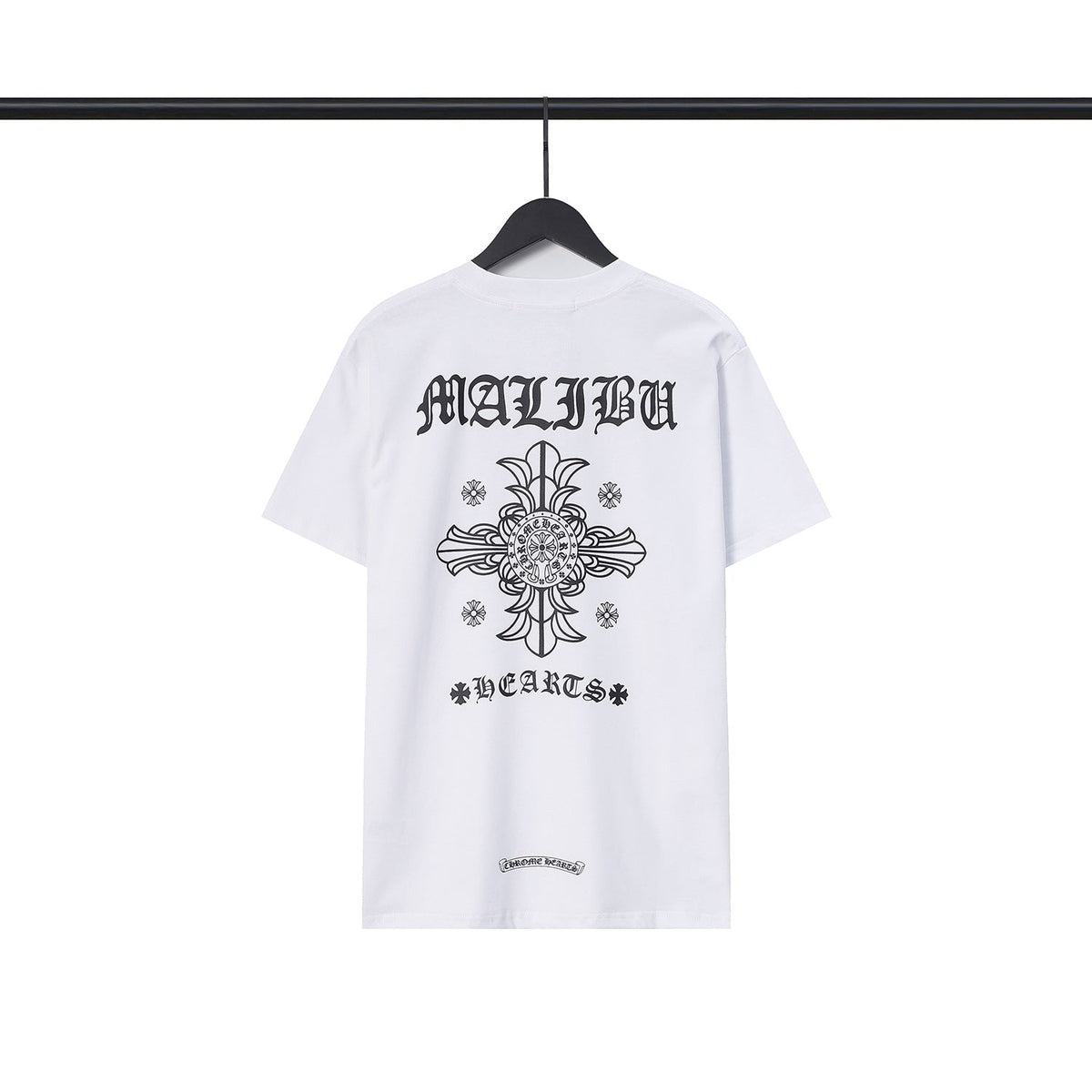 Chrome Heart T Shirts Sanskrit Cross Horseshoe Letter Flower Short Sleeve T-Shirt