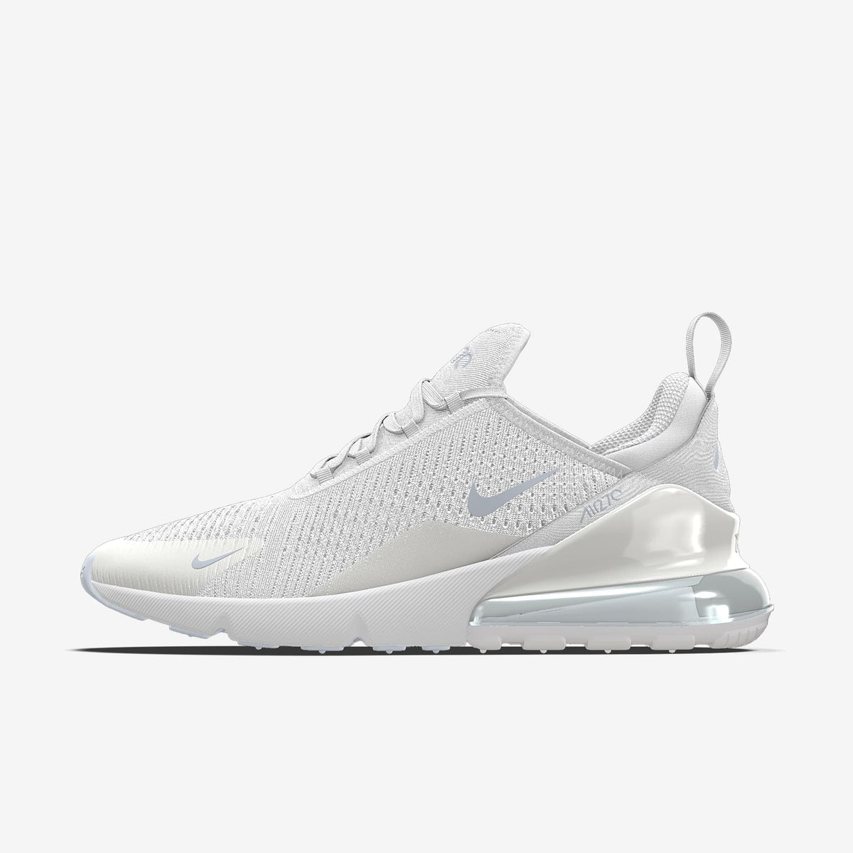 Nike Air Max 270 By You ¨C Off-White/Silver Custom Sneaker