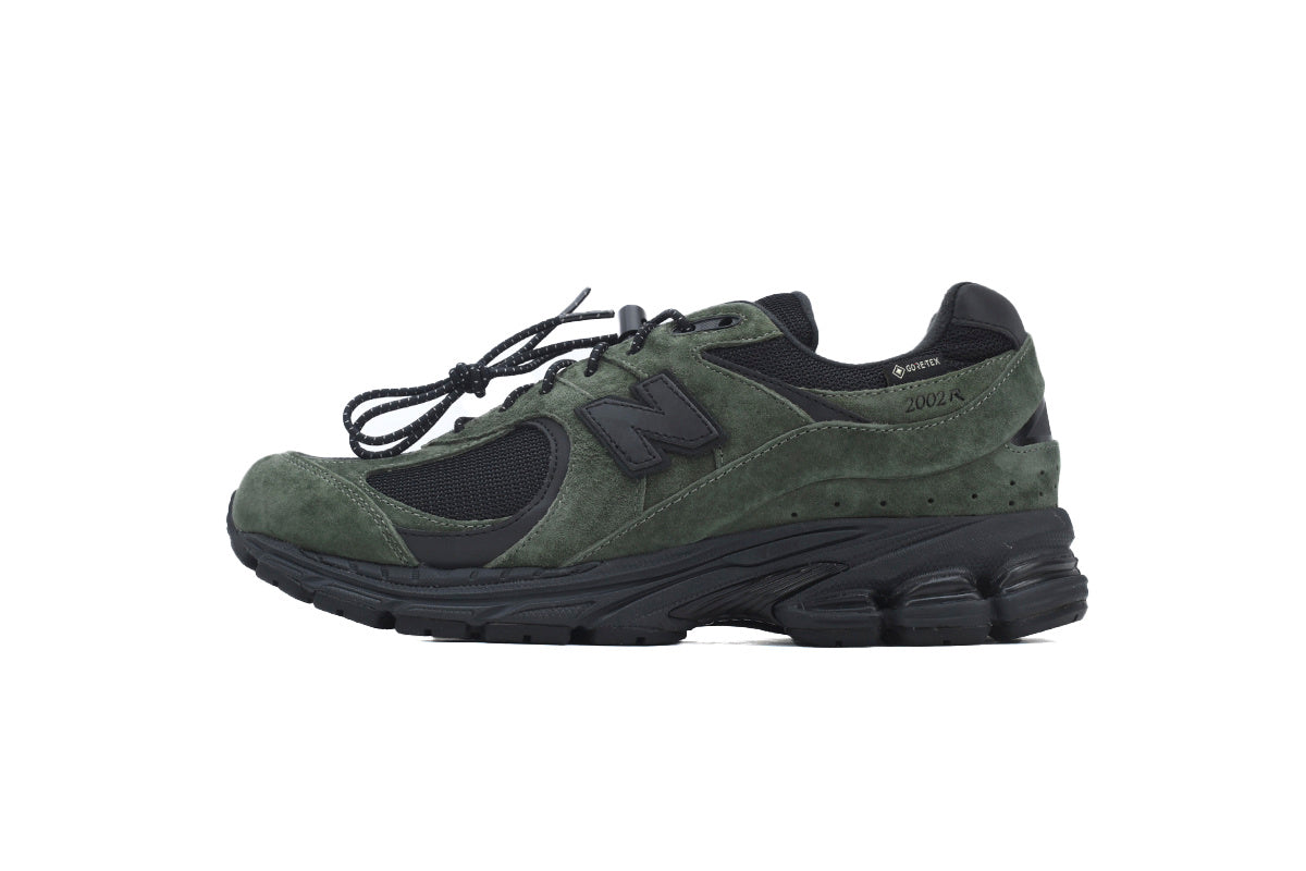 New Balance 2002R Women's & Men's Dark Green & Black Retro Sneakers