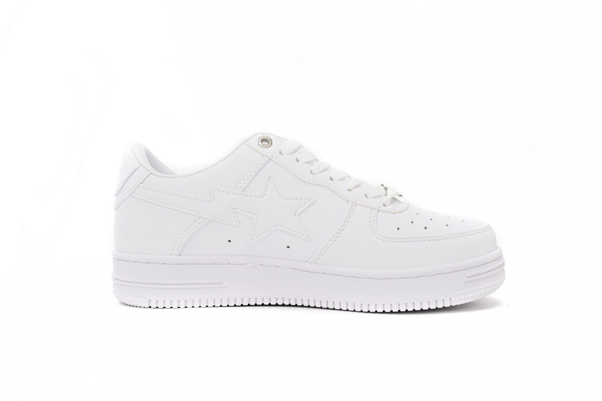 A BATHING APE BAPE STA White Sneakers | Women's & Men's Skate-Inspired Shoes
