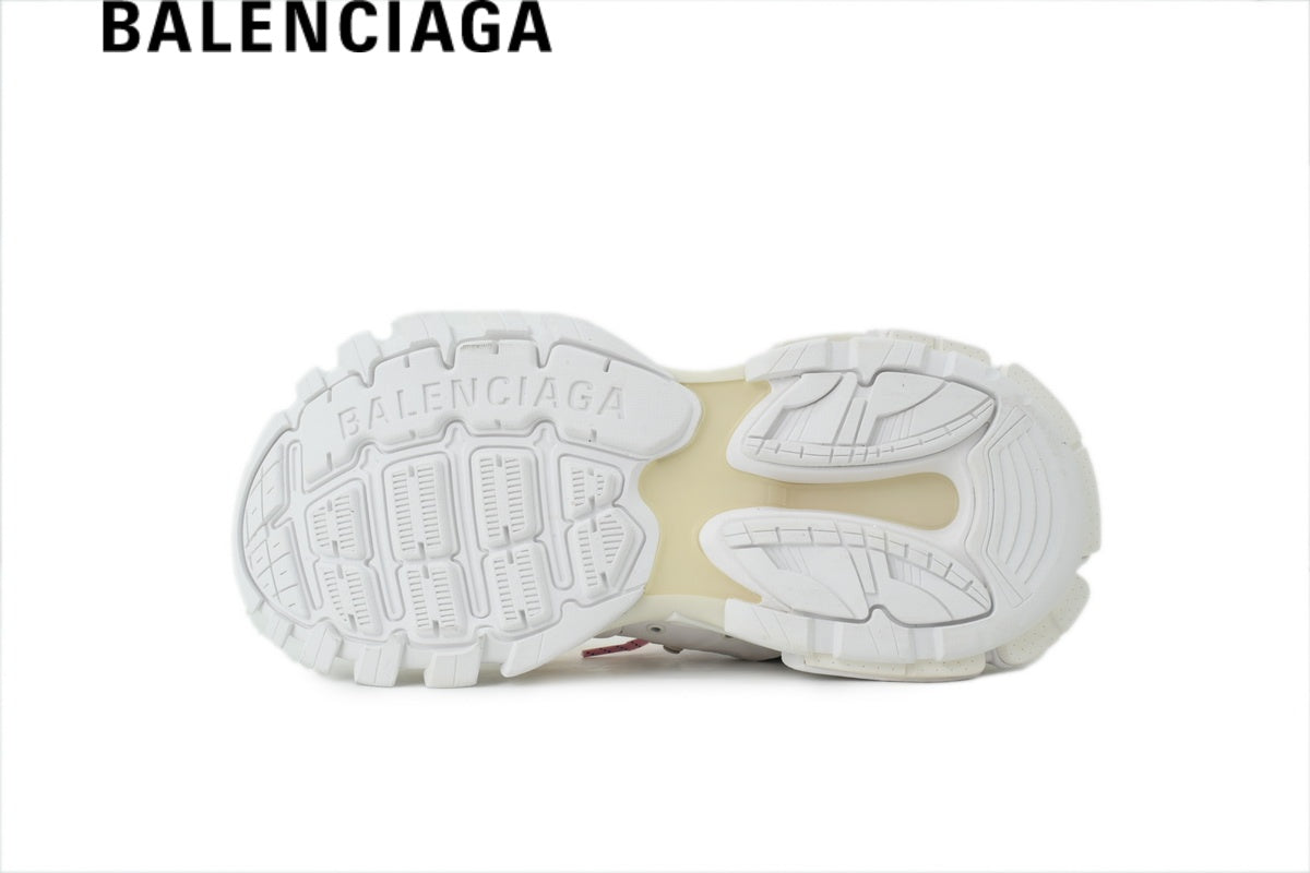 Balenciaga Track men's shoes  women sneakers White Multicolor Laces