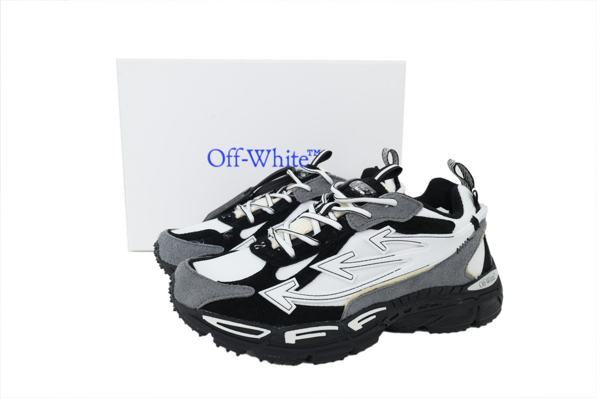 Off-White Be Right Back Women's Men's Black, White & Gray Chunky Sneakers