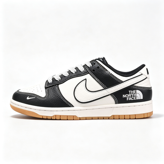 Nike Dunk Low Custom ¡ª Off-White x The North Face Black Gum
