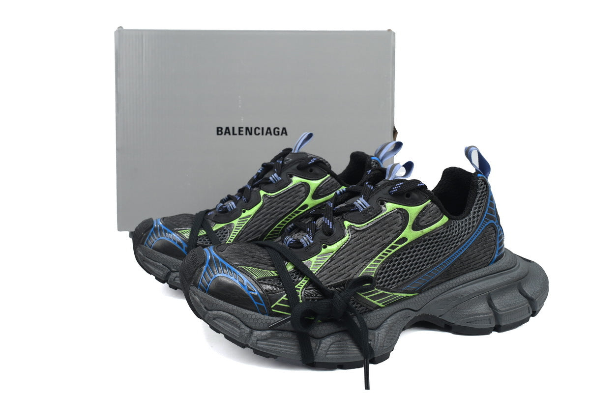 Balenciaga 3XL  men's shoes Track Sneaker ¨C Low-Top Chunky Sole balenciaga runners black
