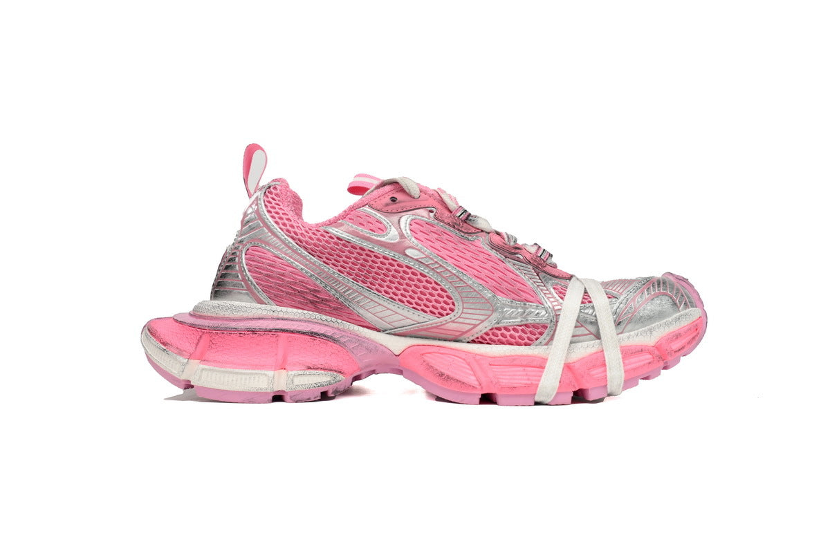 Balenciaga 3XL men's shoes Track Sneaker ¨C Low-Top Chunky Sole balenciaga runners pink