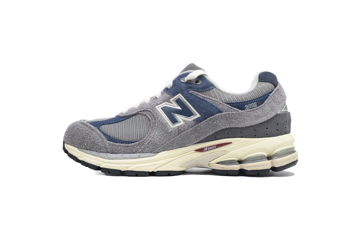 New Balance 2002R Women's & Men's Grey & Navy Textured Retro Sneakers