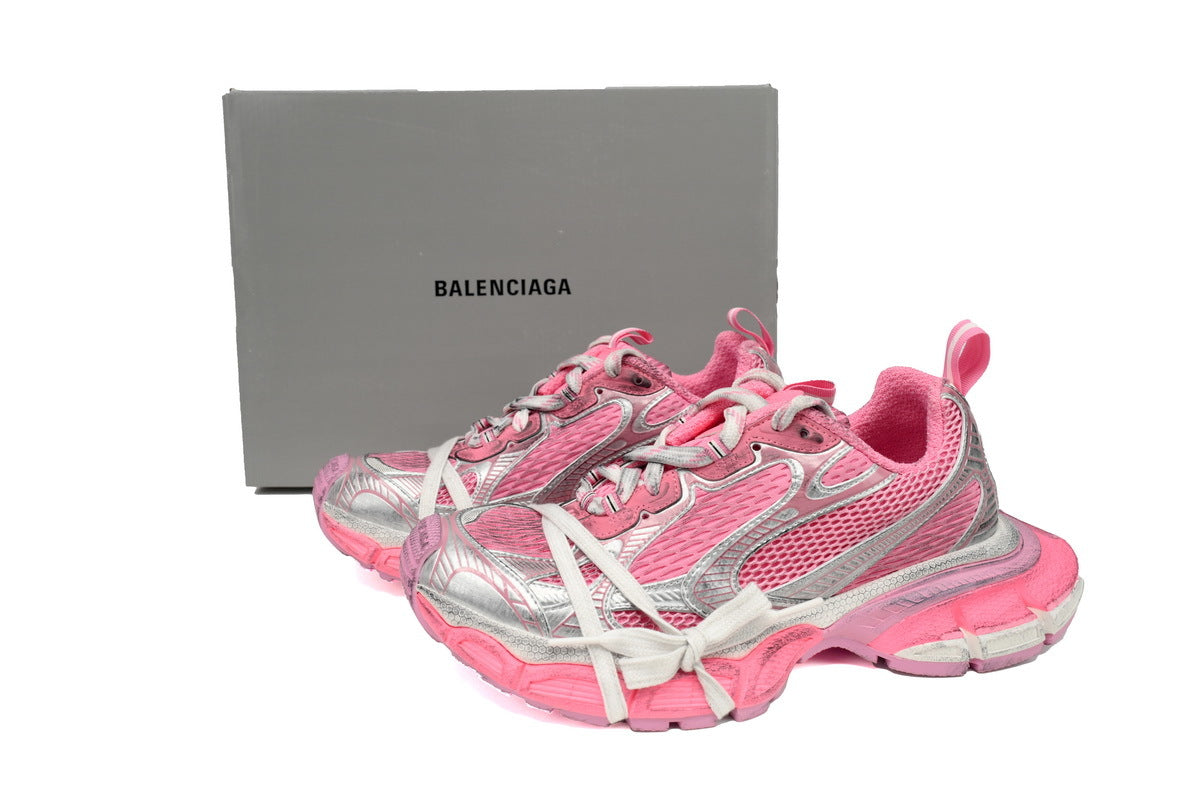 Balenciaga 3XL men's shoes Track Sneaker ¨C Low-Top Chunky Sole balenciaga runners pink