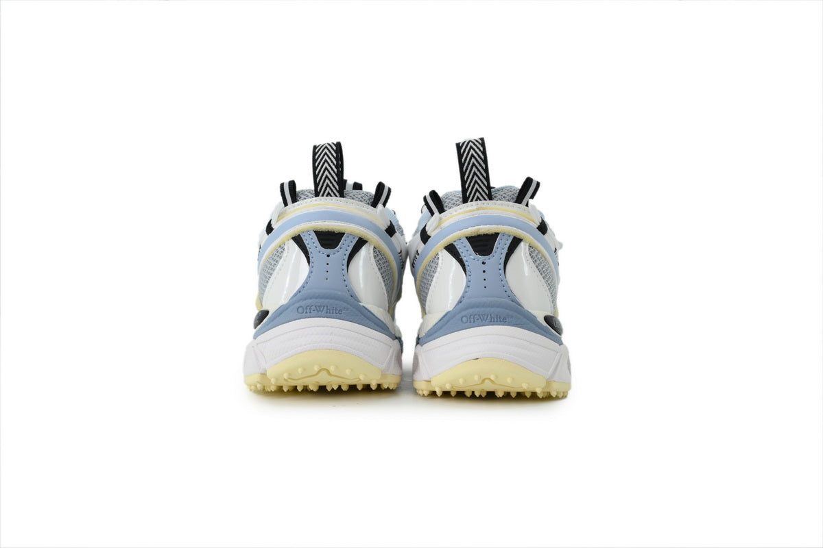 Off-White Be Right Back Women's Men's Pale Blue & Silver Chunky Sneakers