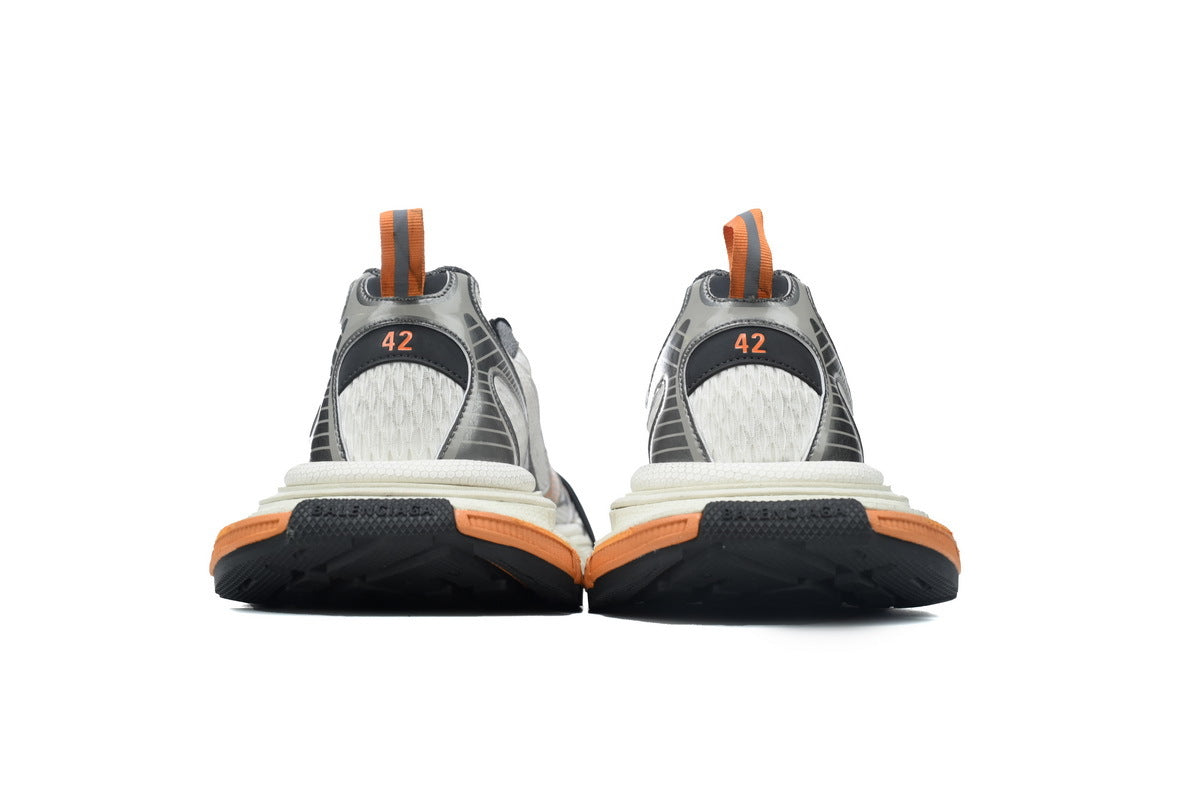 Balenciaga men's shoes Track 3XL Sneaker ¨C Low-Top Chunky Sole runners White-orange