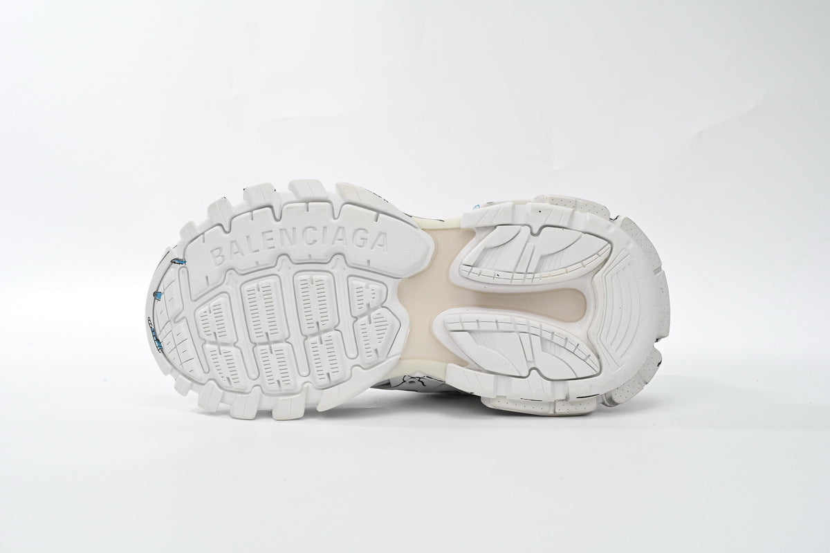 Balenciaga men's shoes Track Sneaker  balenciaga runners  White