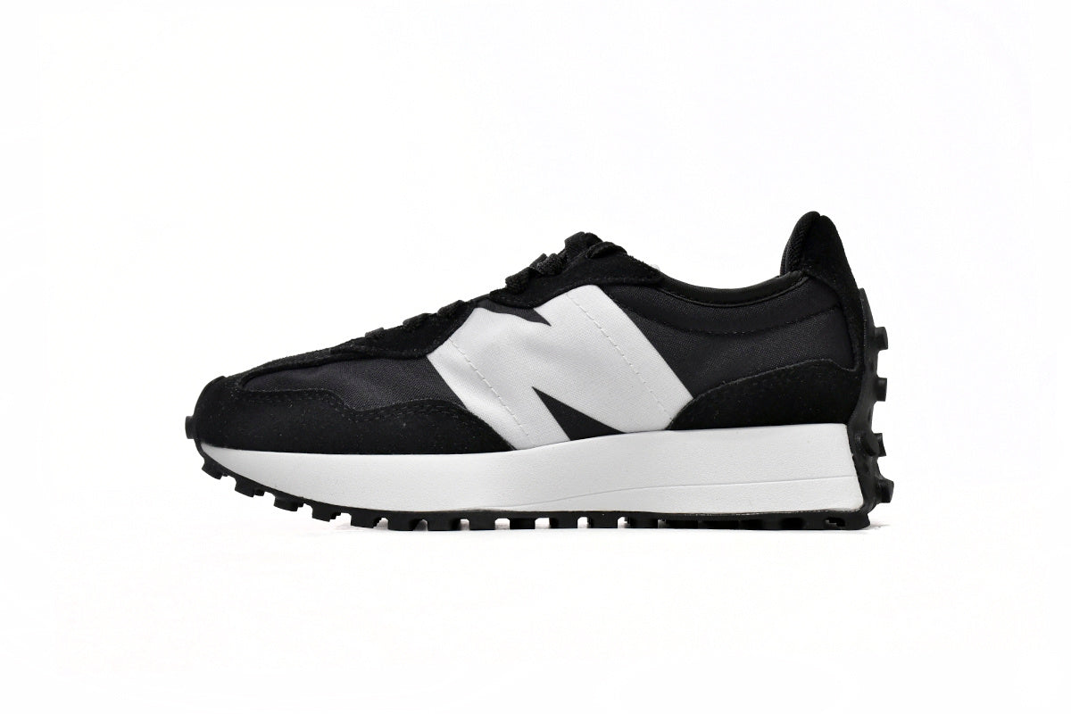 New Balance 327 Women's & Men's Retro Sneakers - Black & White