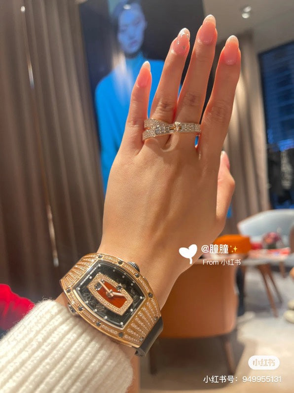 Hermes Kelly Gavroche Double 18K Gold Ring